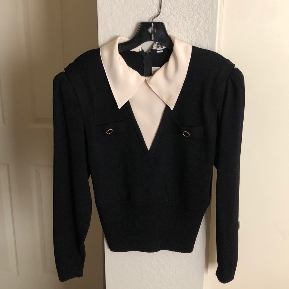 Vintage St.John sweater/ blouse combo